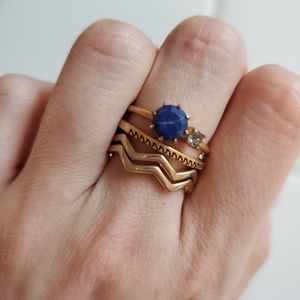 Assorted Madewell Ring Stack